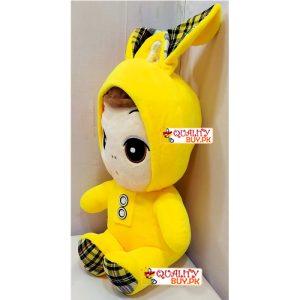 Bunny for kids stuffed toy - 1 feet plus height - best quality imported fabric plush toy - multi colors