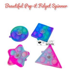 Fidget Spinner Pop It Toy for Kids and Adults